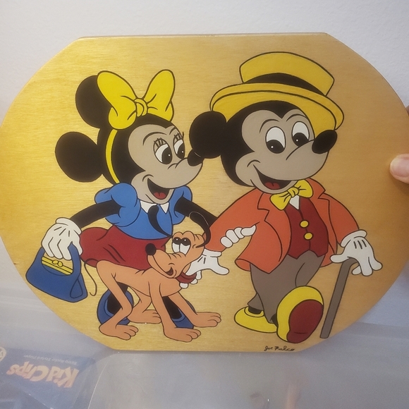 Mickey Mouse Play Fire House & Hand Painted Plaque (Toy & Decor) - Picture 4 of 11